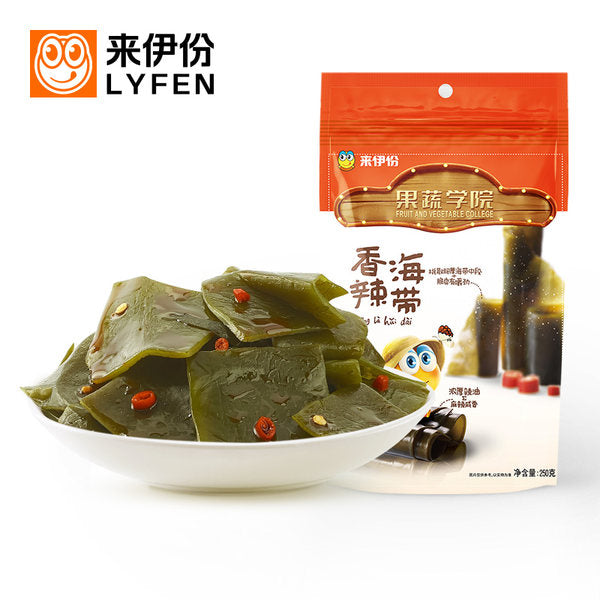 【来伊份】香辣海带250g*2袋 A股上市零食品牌 碧绿脆爽