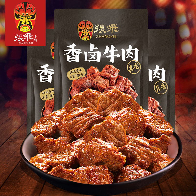 【张飞】香卤牛肉100g*3袋 卤汁浓郁 味源三国