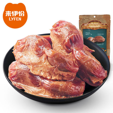 【来伊份】卤香鸭肫130g*2袋(每袋6小包,共12包)老火慢卤 鲜爽Q弹
