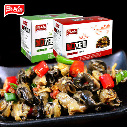 【湘山红】惹口大田螺15g*20袋 湖南特产 香辣螺蛳肉