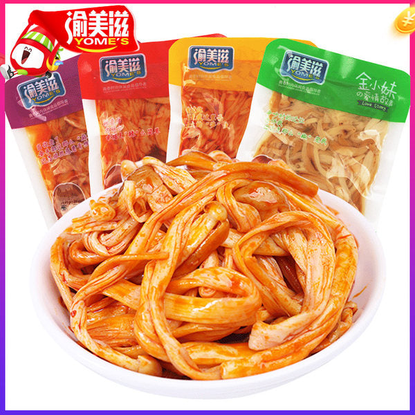 【渝美滋】麻辣红油金针菇500g/袋(内含约17小袋) 散装 独立小包装 4种口味可选