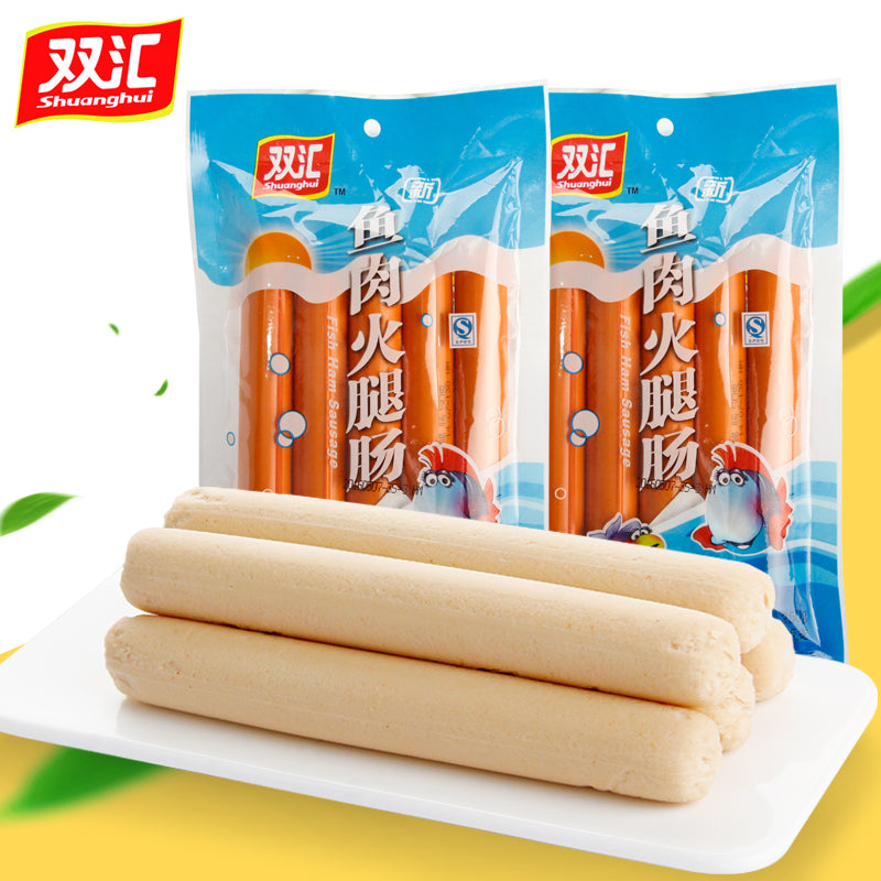 【双汇火腿肠】鱼肉火腿肠500g(50g*10支)