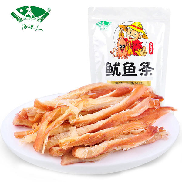 【海边人】鱿鱼丝500g/袋 黄油碳烤 条条劲道