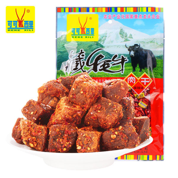 【可可西里】藏牦牛 牛肉粒150g*2袋 香辣/五香 2种口味可选