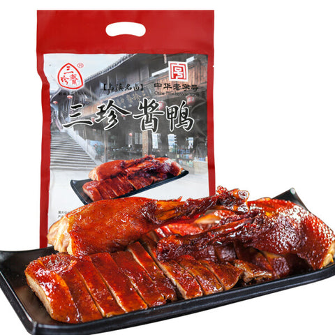 【三珍斋】酱鸭400g/袋(半只装)央视报道 乌镇特产酱板鸭