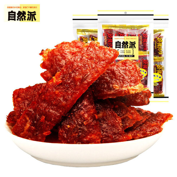 【自然派】猪肉脯75g*3袋 炭烧味/蜜汁味 2种口味可选