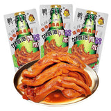 【鸭子飞了】龙岩泡鸭爪26.9g*3袋 酸辣味 清香味 爆辣味