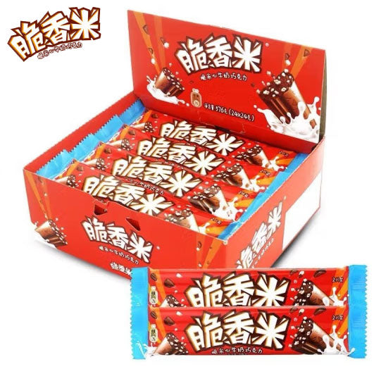 【脆香米】脆米心牛奶巧克力576g/整盒（24g*24条）孩子的最爱 原厂包装发货