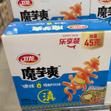 【卫龙】傣味 舂鸡脚风味 魔芋爽225g*2盒 清爽酸辣 一口到云南