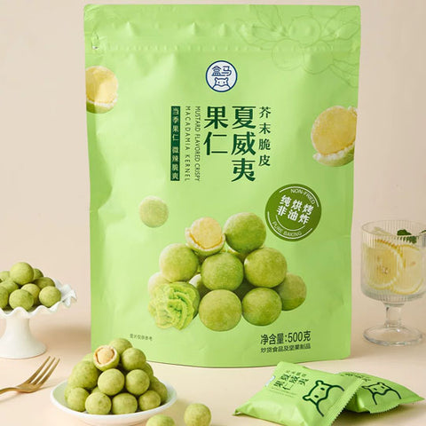 【盒马】芥末脆皮 夏威夷果仁500g/袋（10小包）纯烘烤非油炸 微辣脆爽