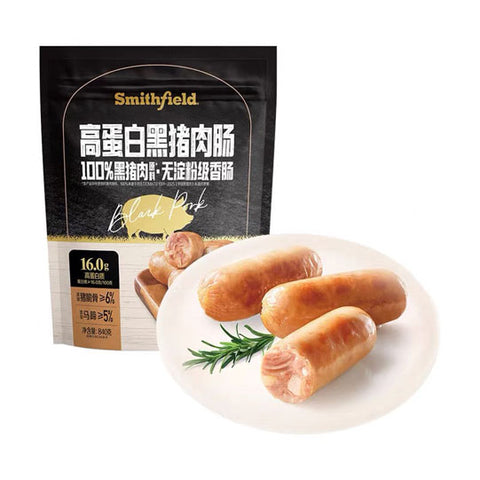【史蜜斯】高蛋白黑猪肉肠840g/袋（26根）100%黑猪 营养价值高 山姆会员店出品