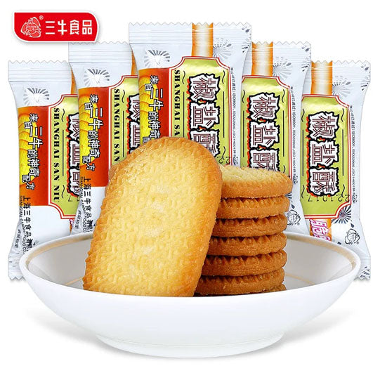 【三牛】椒盐酥饼干506g/袋（含23小包，共69块）来自三牛的神奇配方
