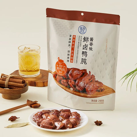 【盒马】酱香味 鲜卤鸭肫298g/袋（20小包，独立包装）鲜香弹嫩 卤味十足