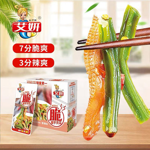 【艾妍】魔芋贡菜300g/盒（20g*15包）辣度高 嘎嘣脆