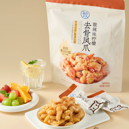 【盒马】去骨柠檬凤爪450g/袋（19小包，独立小包装）精细去骨 酸爽Q弹 酸辣味