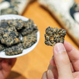 【茶颜悦色】咸蛋黄黑金锅巴45g*3袋 用南烛叶乌米饭制作而成