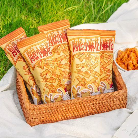 【茶颜悦色】肉松小麻花40g*8袋（每袋有34个小麻花，共272个）肉松满满