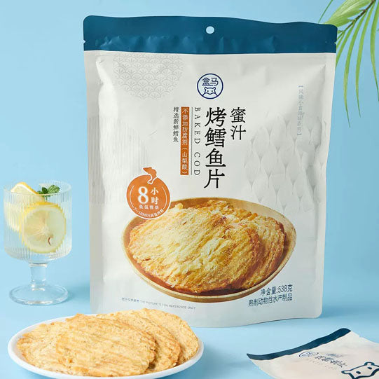 【盒马】蜜汁烤鳕鱼片538g/袋（约含20小包，独立包装）源自深海 口口留香