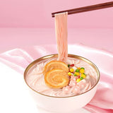 【汤达人】樱花限定季 豚骨拉面80g*6杯 粉色面饼 美味浪漫