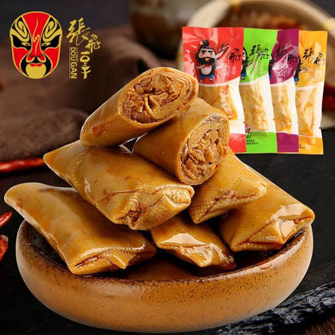 【张飞】香菇夹心豆卷500g/袋（约19个）五香味 鸡汁味 香辣味 3味可选