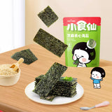 【良品铺子】芝麻夹心海苔35g*2袋（每袋21片，共42片）海味儿童零食 健康酥脆