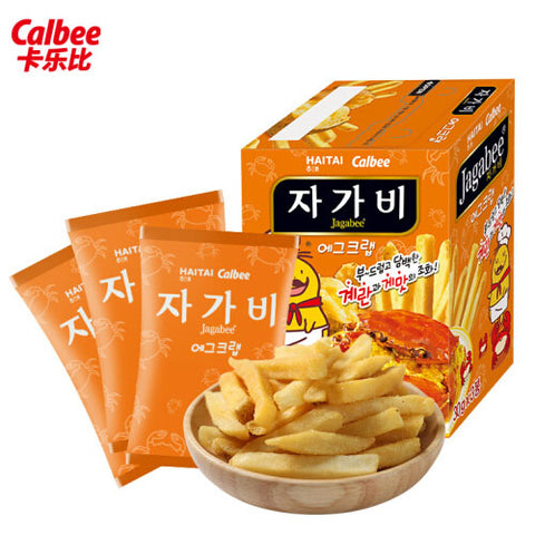 【卡乐比】蛋黄螃蟹味 薯条 90g*2盒（共含30g*6袋）韩国海太HAITAI