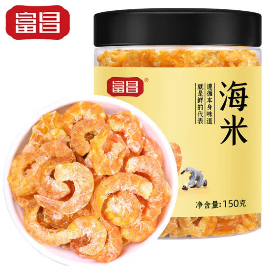 【富昌】金钩海米150g/罐 肉嫩鲜甜 虾仁干货