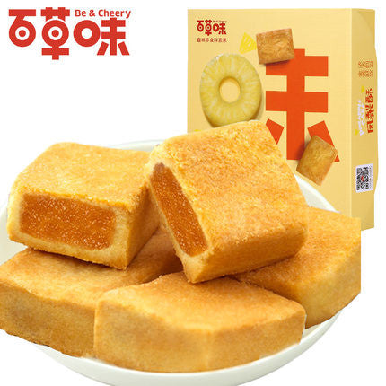 【百草味】凤梨酥300g/盒 台湾特色糕点 软糯酥松