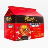【汤达人】韩式辣牛肉汤面125g*5袋 五连包方便面