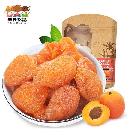 【三只松鼠】红杏干106g*3袋 杏香浓郁 多汁甜蜜