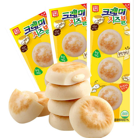 【客唻美】爆汁芝士奶酪鳕鱼饼36g*4条（每条3个饼，总共12个鱼饼）韩国进口零食