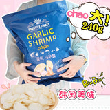 【趣莱福】韩国进口 蒜味虾片240g/袋 超大包 真虾肉 山姆会员商店同款