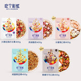【吃个彩虹】风味酸奶燕麦片400g/袋 迪丽热巴同款 高膳食纤维 高蛋白