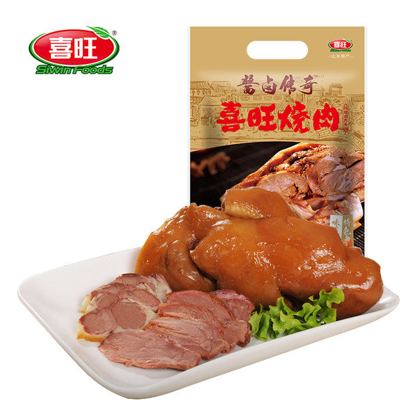 【喜旺】烧肉400/袋 山东特产猪头肉《酱卤肉制品》国家标准起草单位出品