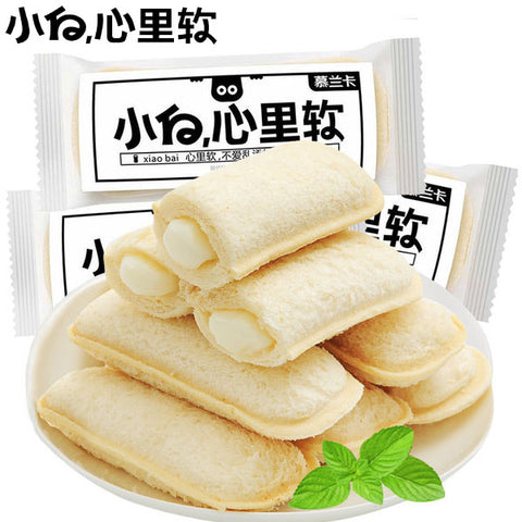 【小白心里软】乳酸菌小口袋面包420g/袋（内含约20个）散装称重 网红酸奶面包