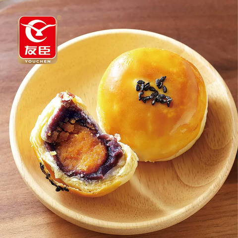 【友臣】紫薯蛋黄酥320g/盒（6枚装）口口酥香